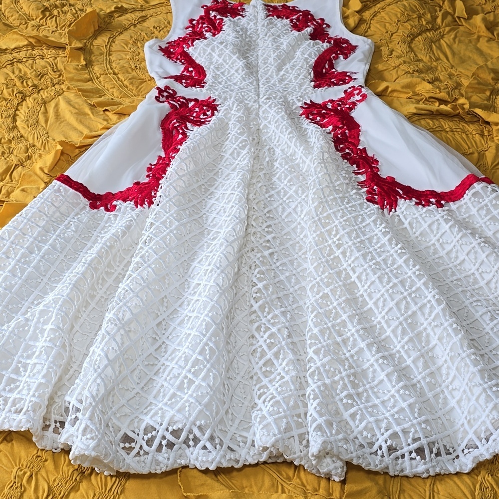 Geode Applique Midi Dress Women's Size S - Picture 15 of 17